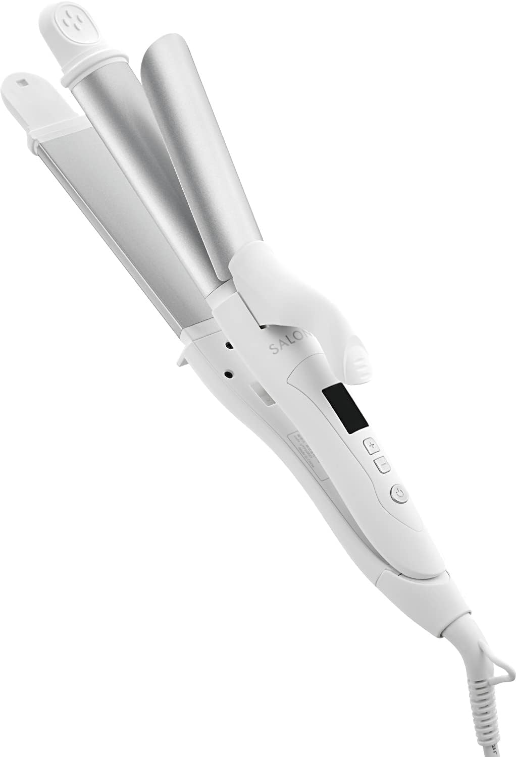 SALONIA Saronia 2WAY Straight & Curl 32Mm Hair Iron Professional Specification 220 ℃ Overseas Corresponding SL-002 (White) image number 2