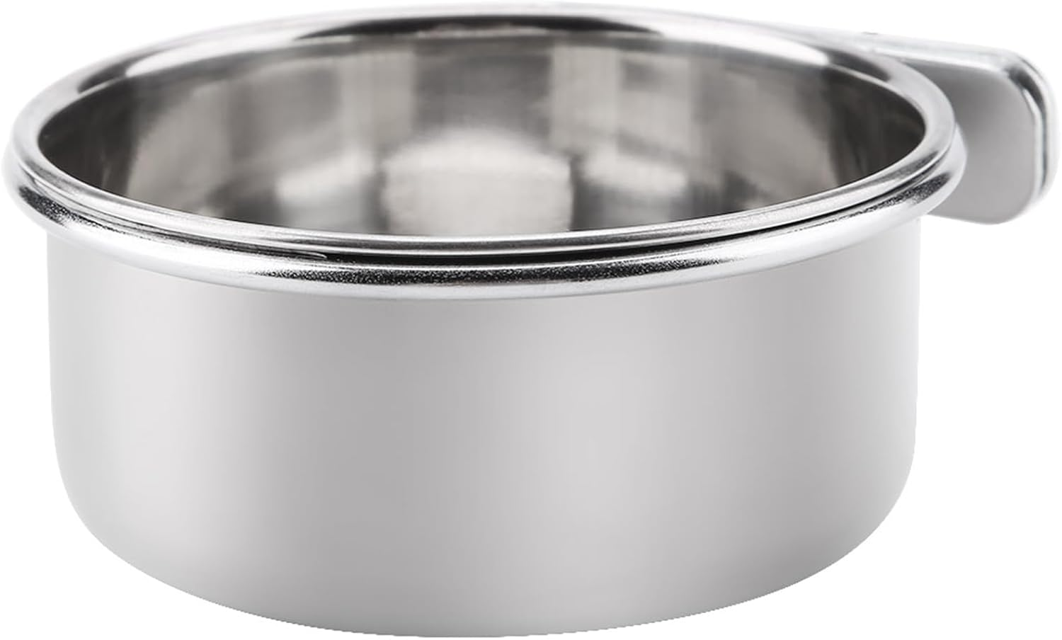 Oumefar Stainless Steel Bird Cage Feeder Parrot Food Water Feeding Bowl Bird Parrot Feeding Cup with Clip for Small Animals (S) image number 6