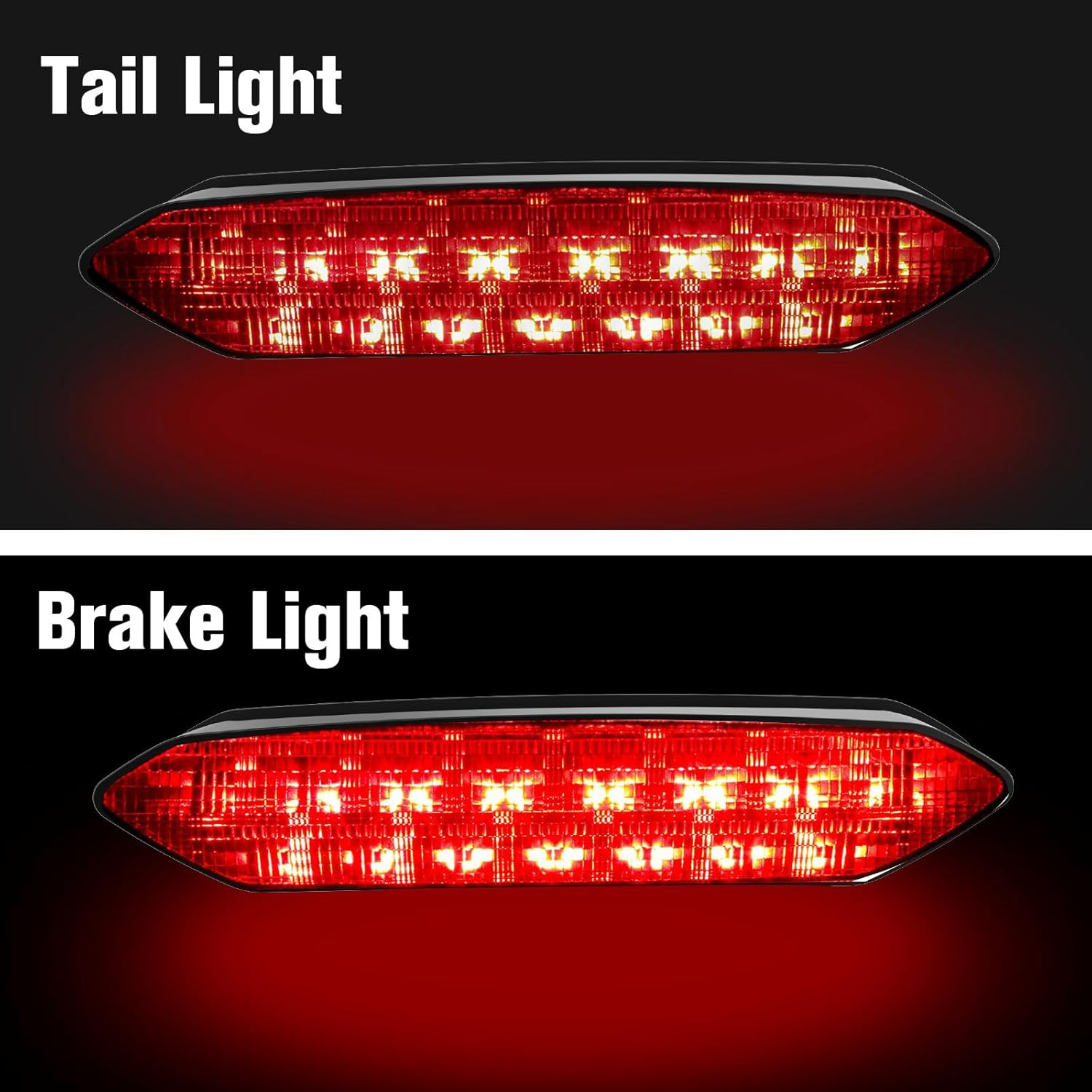 XUTVOTOR Taillight for Yamaha Raptor, LED Smoked Black Tail Light Brake Light for Yamaha Raptor 700R 700 2006-2018 / YFZ450R YFZ450X YFZ 450R 450X 450 R X 2009-2018 Accessories (1PCS) image number 3