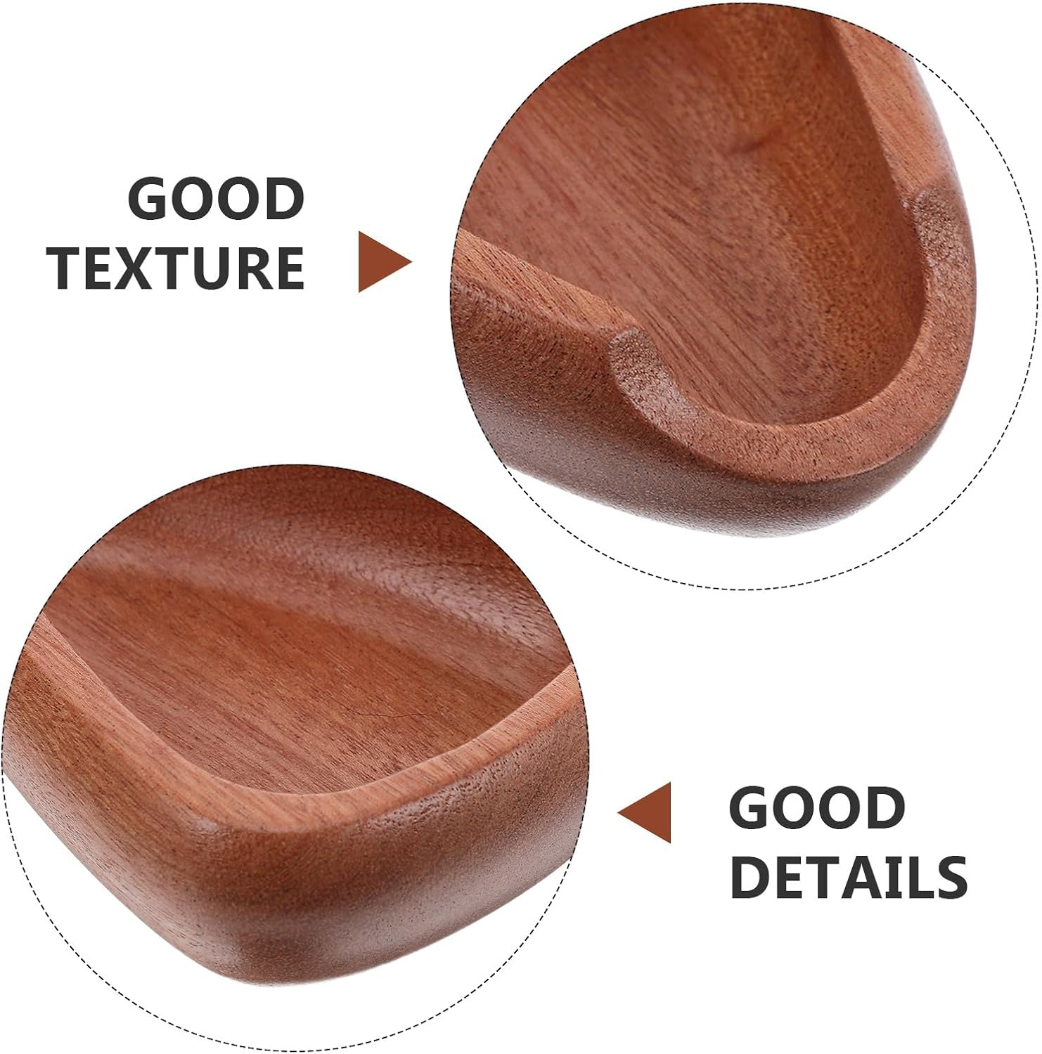 DINHEAROM 1 Set Coffee Dosing Cup: Wood Coffee Bean Weighing Dish Measuring Scoop - Multi-Purpose Espresso Dosing Cup and Empty Bottle for Brewing and Tea Storage image number 1