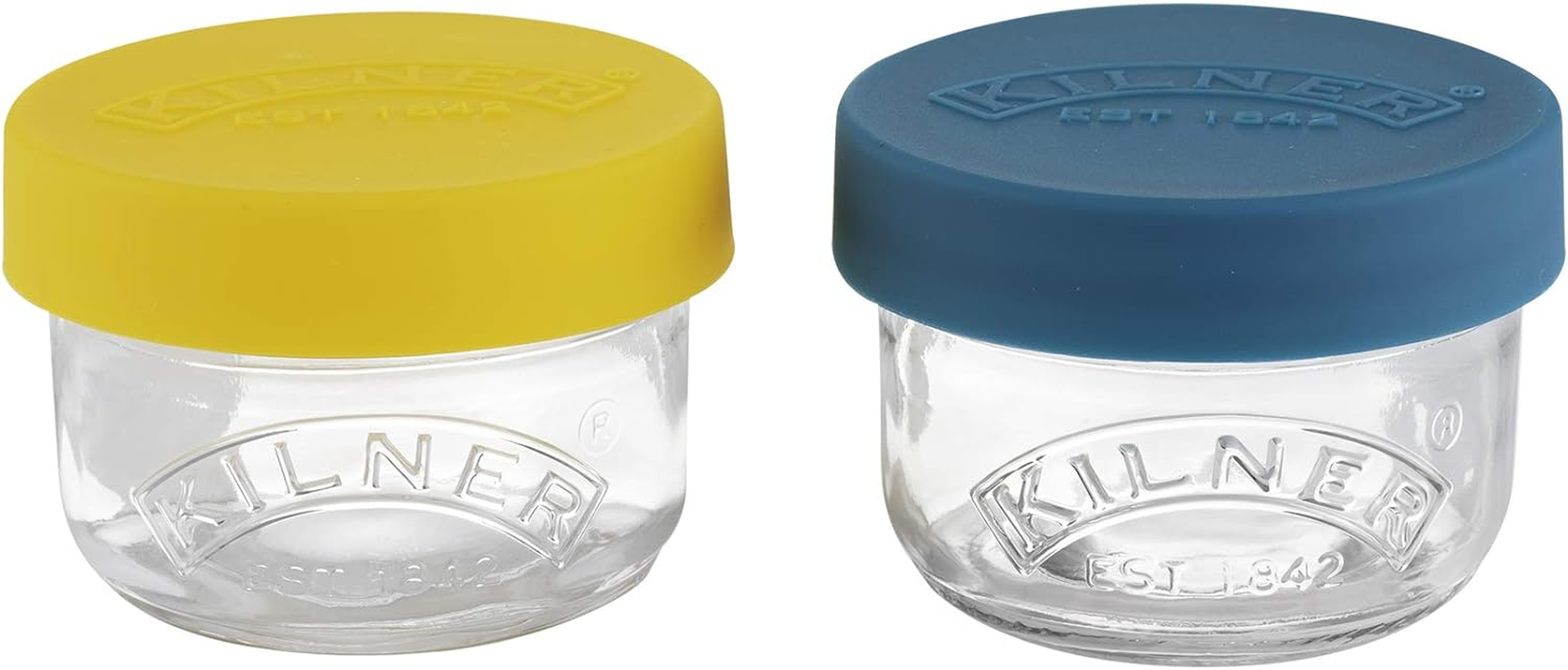 Kilner Snack and Store Pots Set of 2, 125 Ml Capacity, Clear image number 4