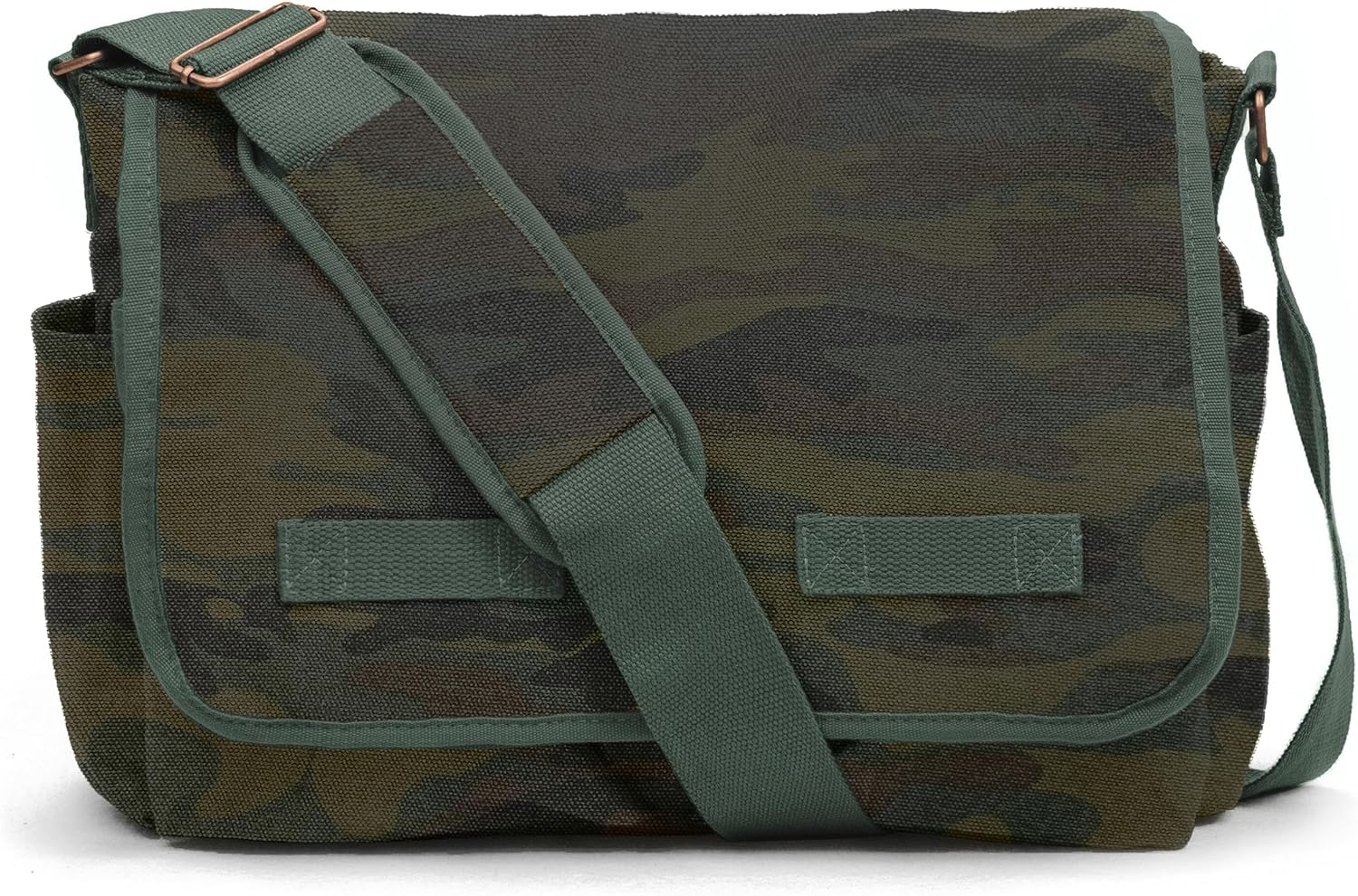 Sweetbriar Classic Messenger Bag - Vintage Canvas Shoulder Bag for All-Purpose Use - Blue image number 3