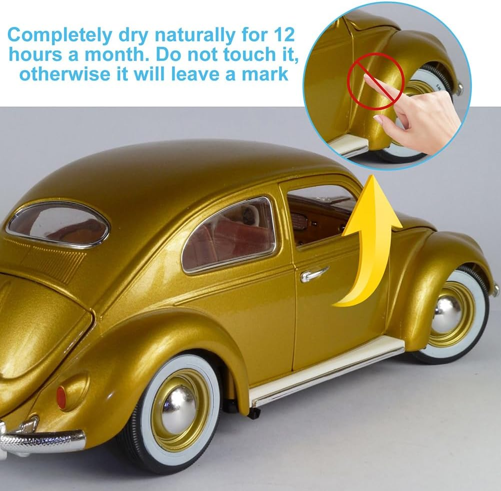 Fdit Car Paint Scratch Repair Pen, Chrome Marker Pen Gold or Silver Touch up Paint for Minor Scratches Swirls with High Gloss Finish for Cars Tires Bumpers 3Pcs (1)