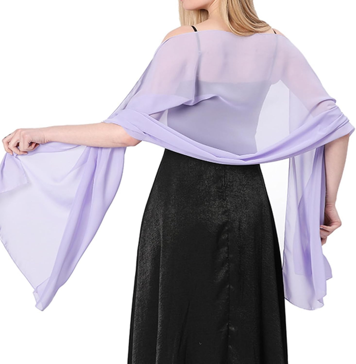 Pashmina Shawls and Wraps - Chiffon Shawl Wedding Evening Scarf for Women UK - Dark Green image number 6