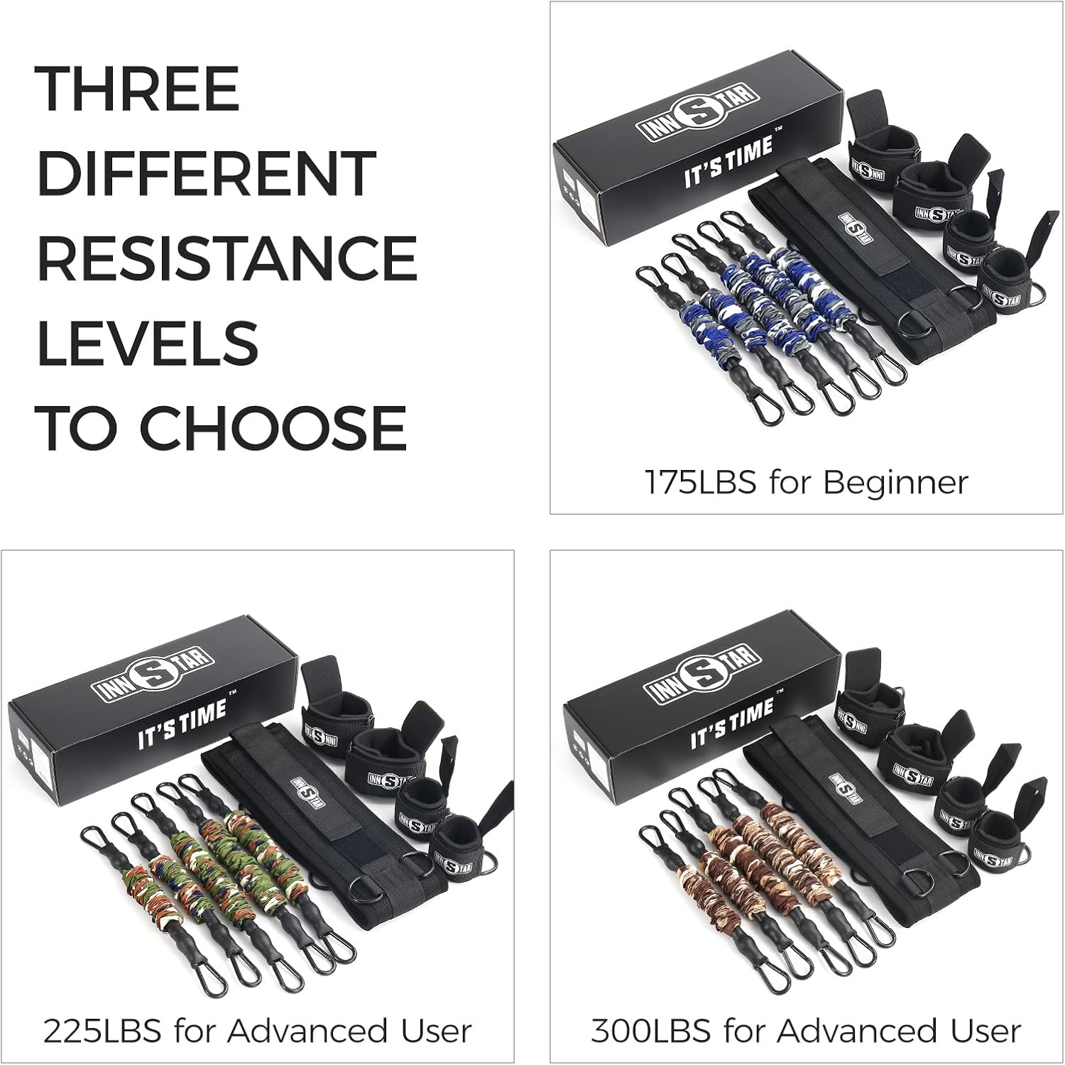 INNSTAR MMA Boxing Training Resistance Belt Band Set Power Punch Pro Strength Training Equipment for Muay Thai,Karate Combat,Fitness,Basketball,Volleyball,Football Men&Women image number 5