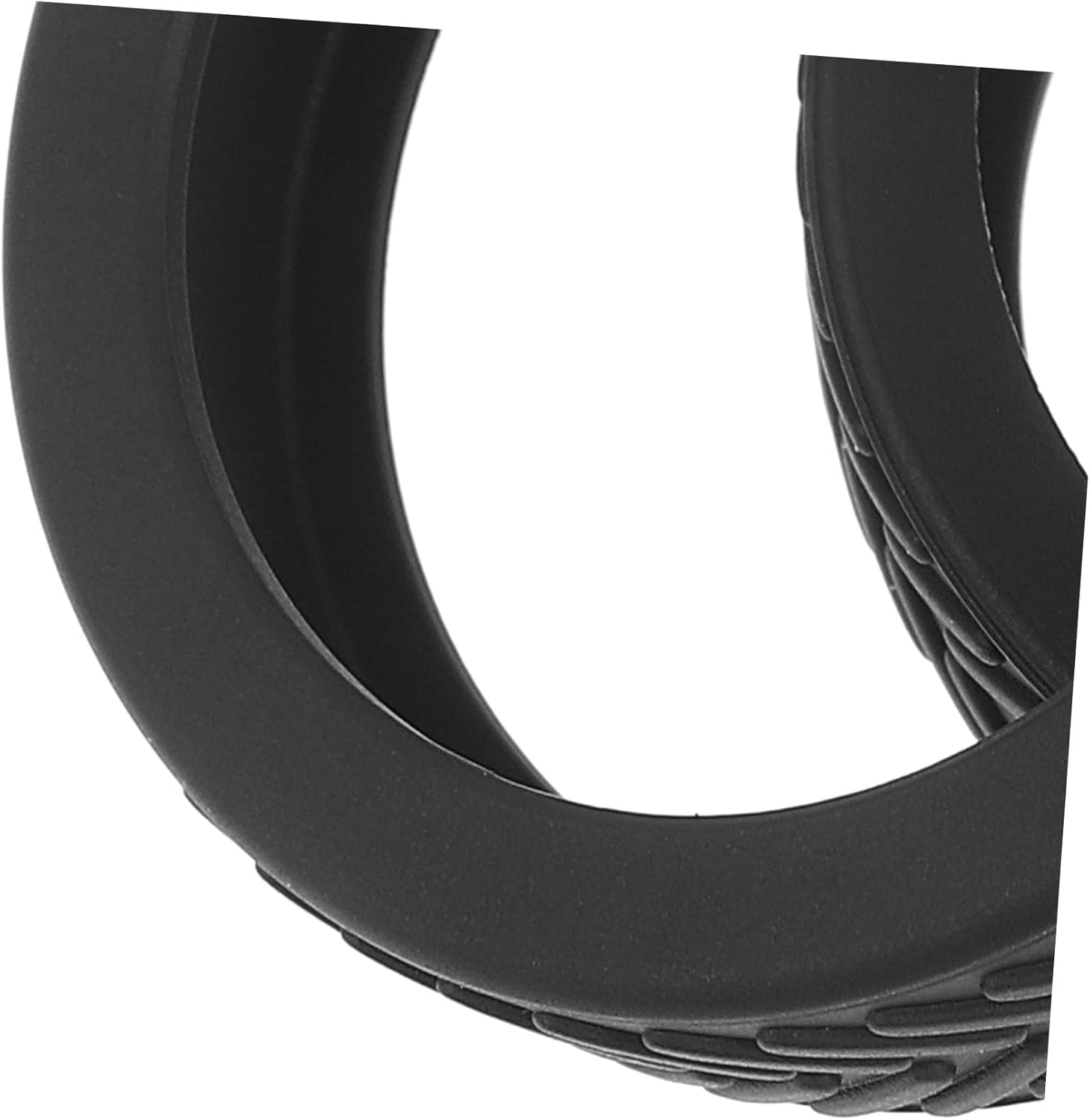 GLSTOY 8Pcs Black Silicone Suitcase Wheel Covers Noise Reducing Luggage Feet Protectors for Travel Fit for Spinner Wheels Silent Rolling and Scratch Prevention image number 5