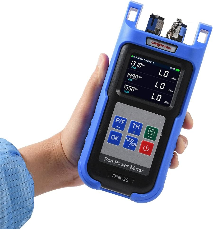SC/APC PON Optical Power Meter, 1310/1490/1550Nm Fiber Optic Power Tester, EPON Network Tester, Pon Meter (SC/APC Power Meter) image number 4