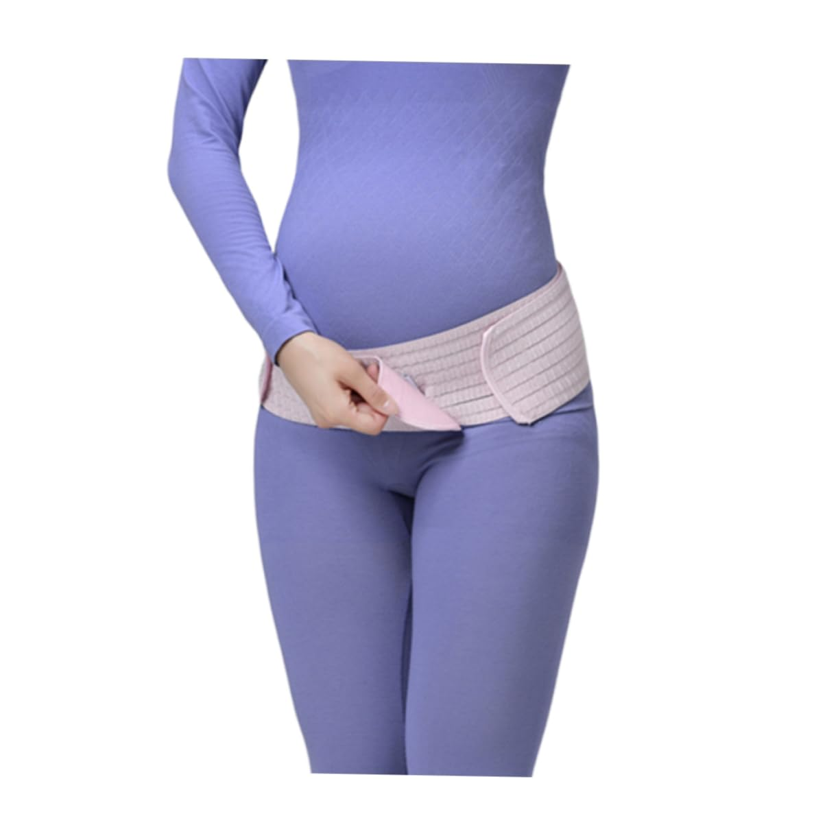 Maternity Belt for Pregnant Women Breathable Abdominal Support Band Postpartum Pelvic Belt Back Brace Optional Upper Belly Band image number 1