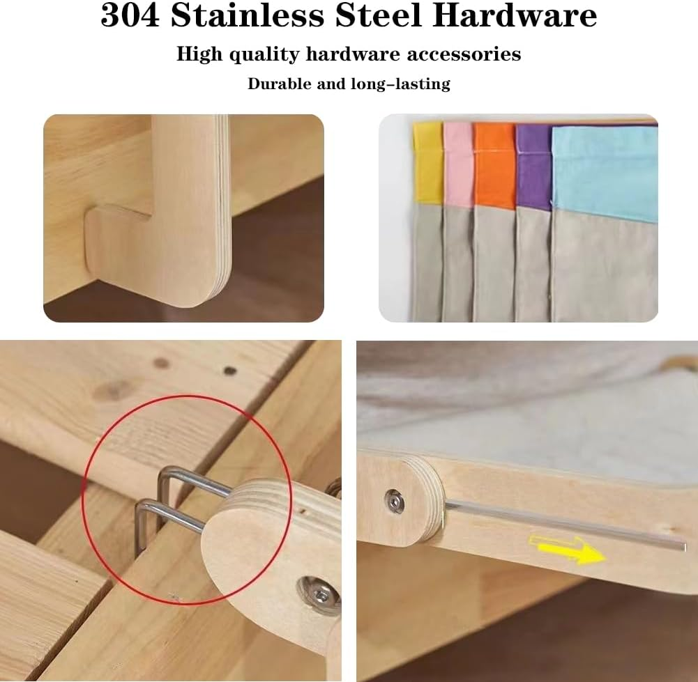 CEWROM Cat Hammock for Windows, Cat Hammock Pet Bed, Cat Bed for Bed Edge, Cat Balcony Hammock Bed for Windowsill, Cat Lounger up to 18 Kg image number 1