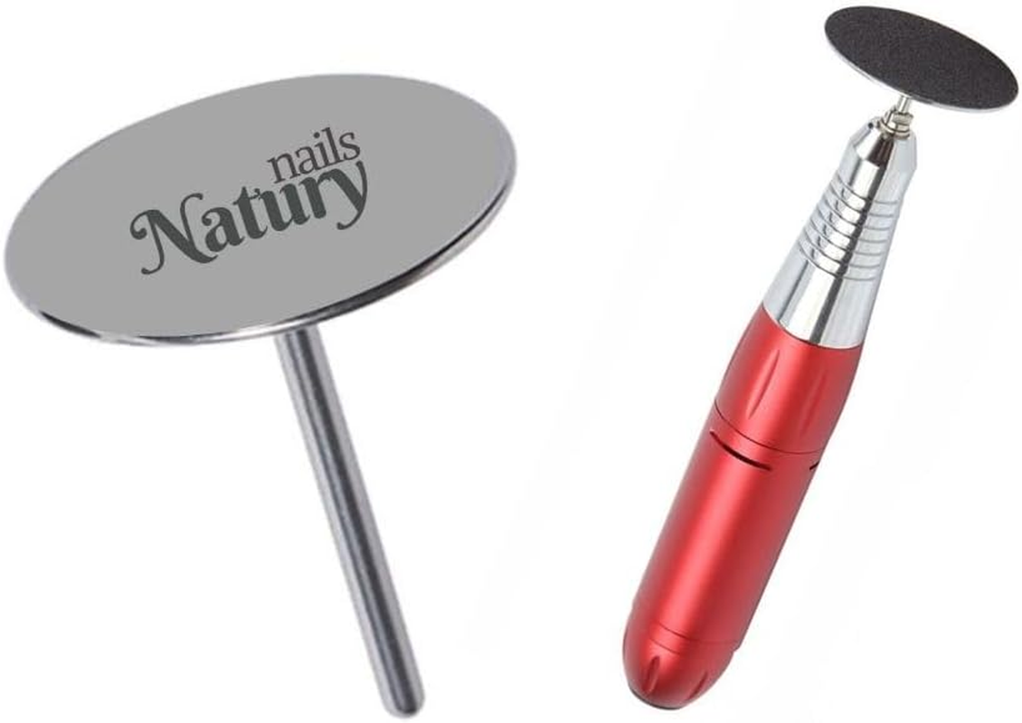 Natury Nails Broca Base Nail Turner for Interchangeable Pedicure Discs for 20 Mm Basic Drill, Poddisk Pedicure Callus and Roughness