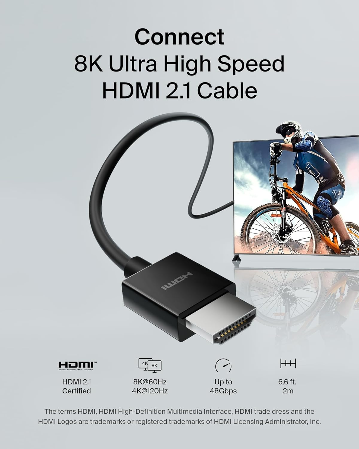Belkin Ultra High Speed HDMI 2.1 Cable image number 1
