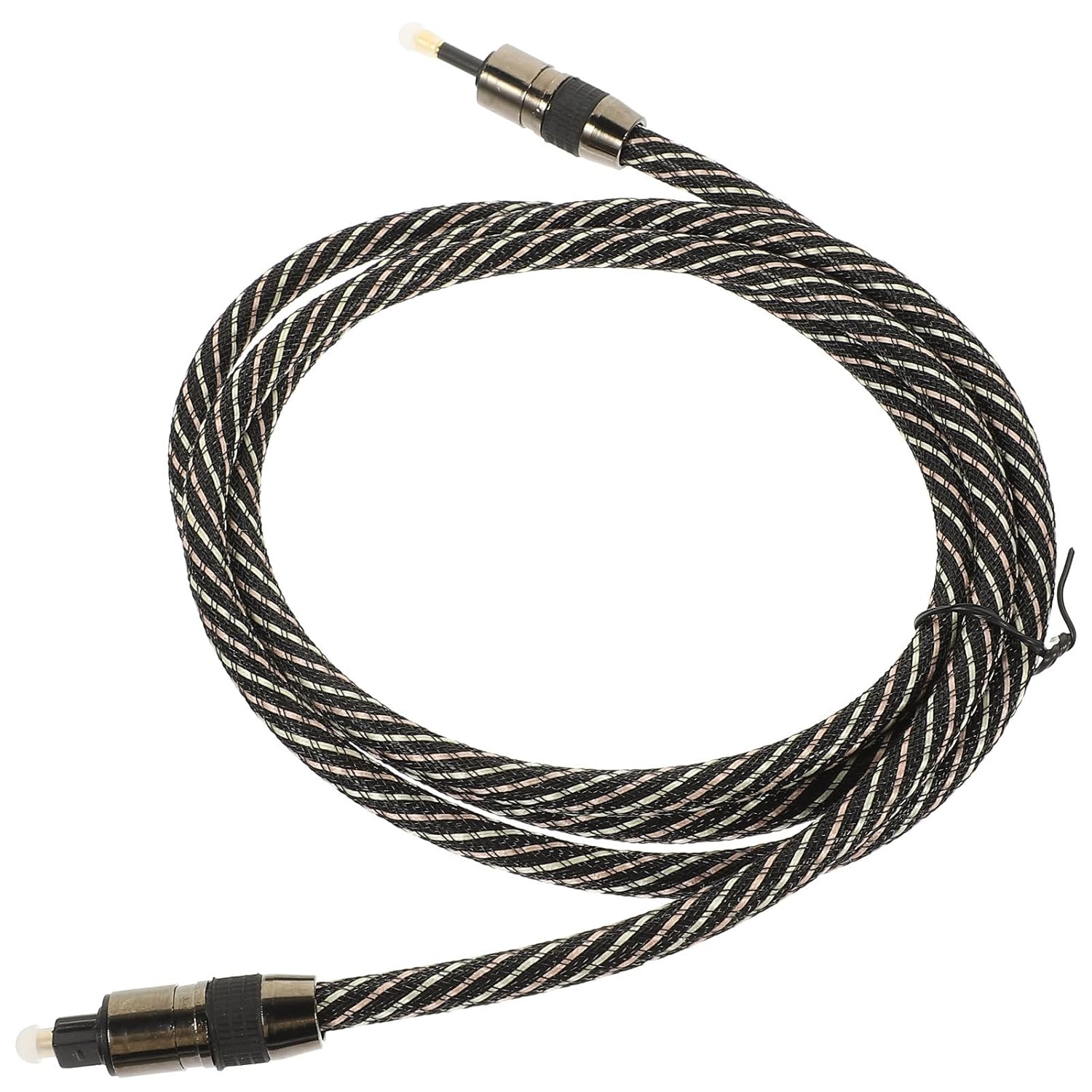 DOITOOL Optical Audio Cable 1.5M Square round Digital Fiber Audio Cable for Tv Sound Bar Home Theater image number 1