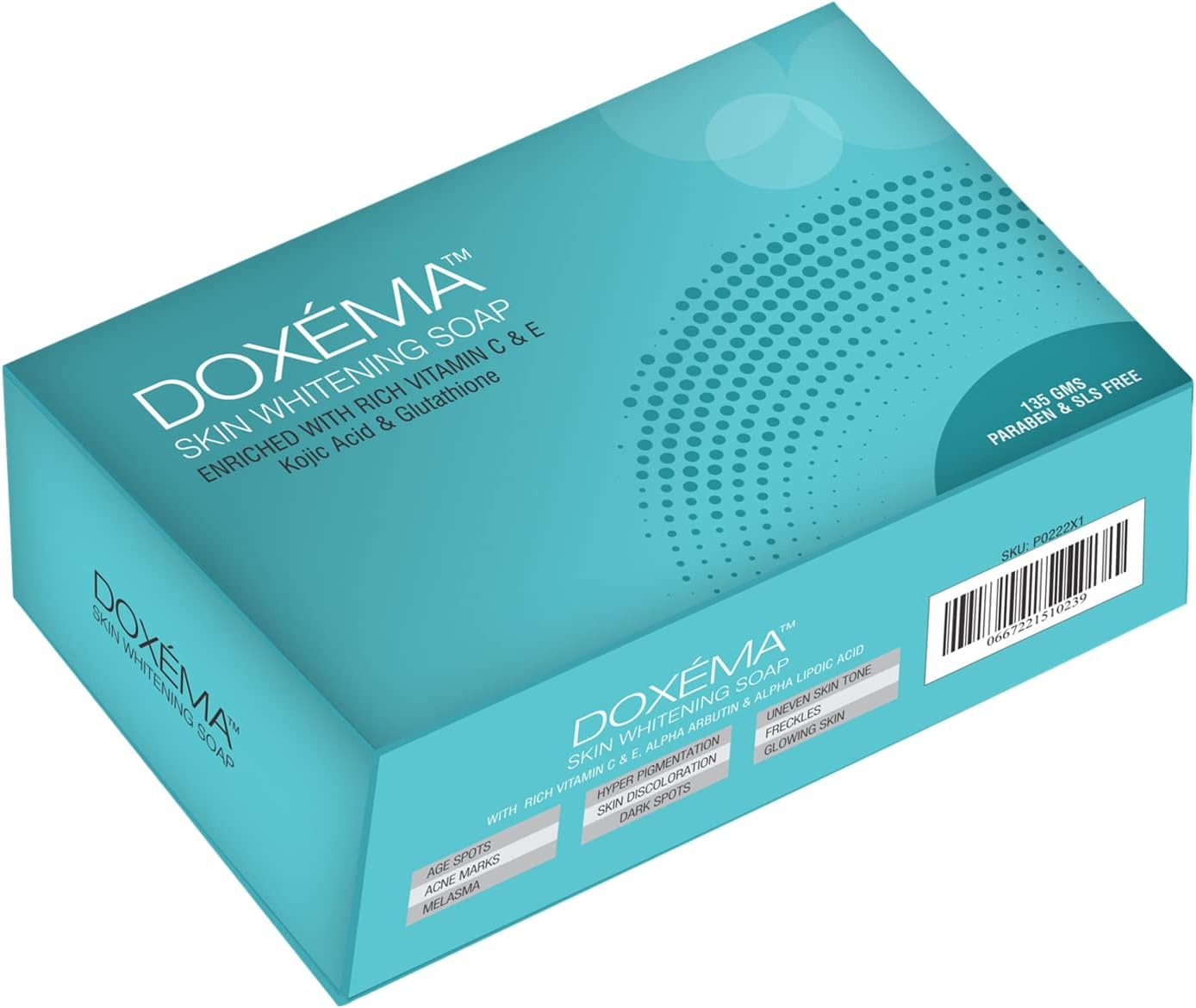 Doxema Skin Lightening Soap with Glutta Thione & Kojic Acid image number 2