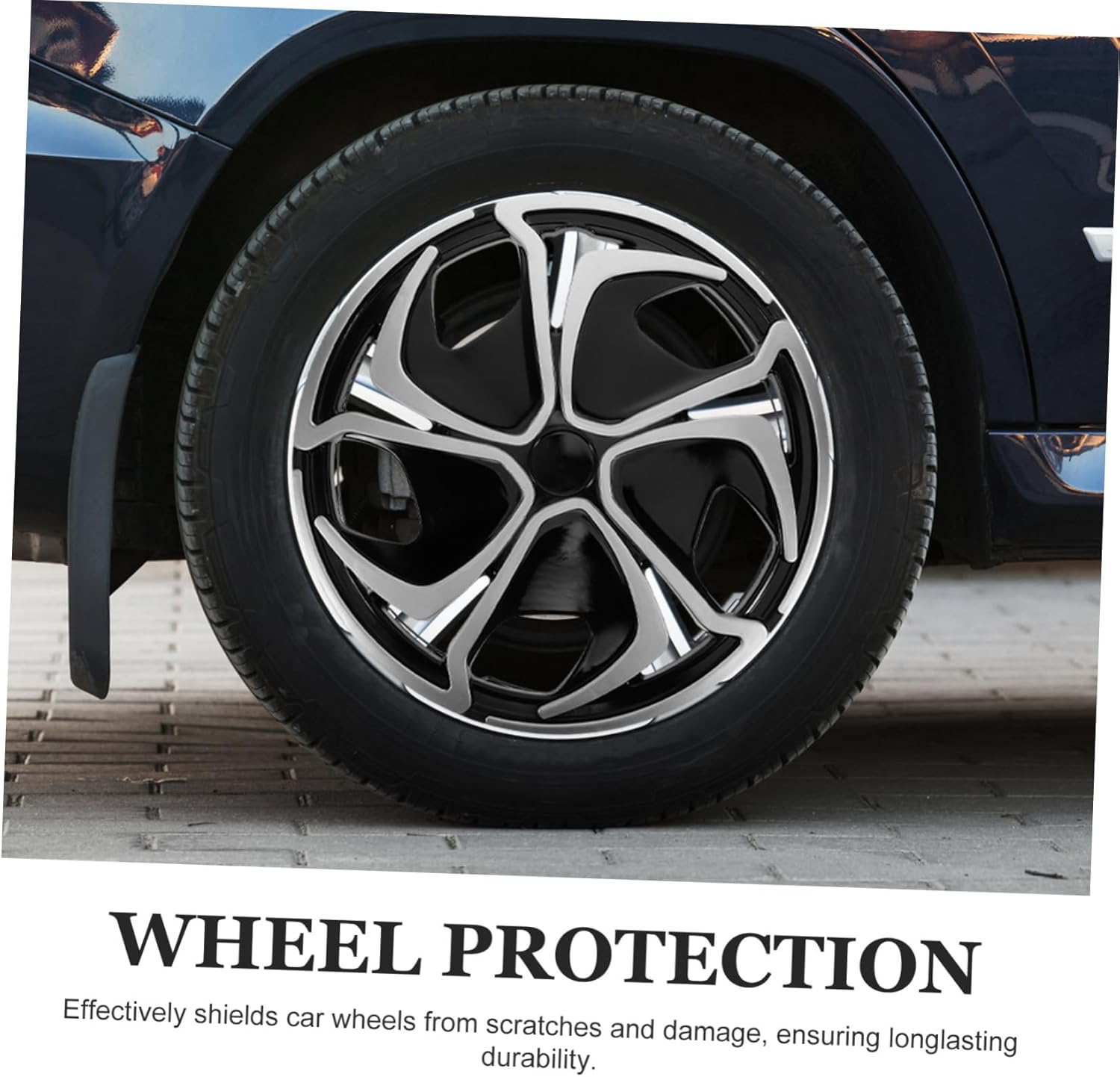 Alipis Wheel Rim Cover for Golf Cart Easy Installation Car Wheel Center Rim Protector Sturdy Accessory for Exterior Tire image number 6