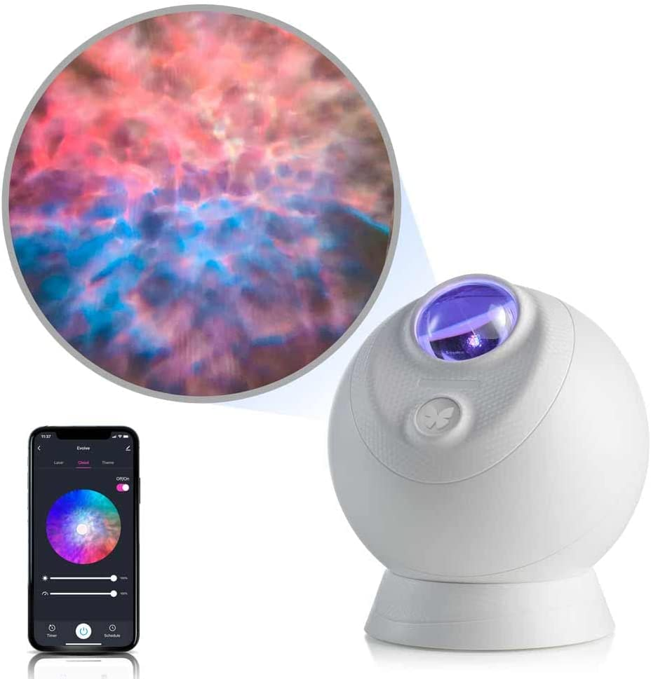 Blisslights Sky Lite Evolve - Galaxy Projector, LED Nebula Lighting, Wifi App, for Meditation, Relaxation, Gaming Room, Home Theater, and Bedroom Night Light Gift (Nebula Cloud Only) image number 2