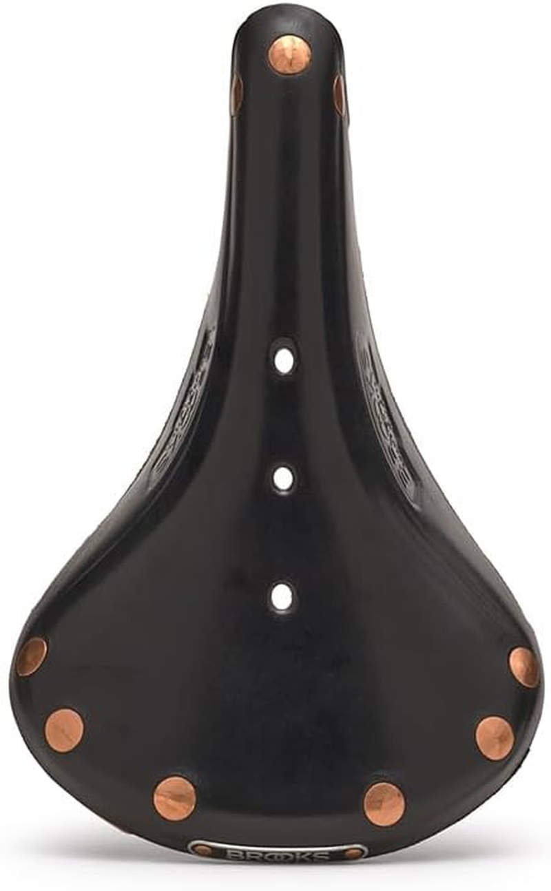 Brooks England B17, Leather Bike Saddle with Hand-Hammered Copper Rivets image number 3