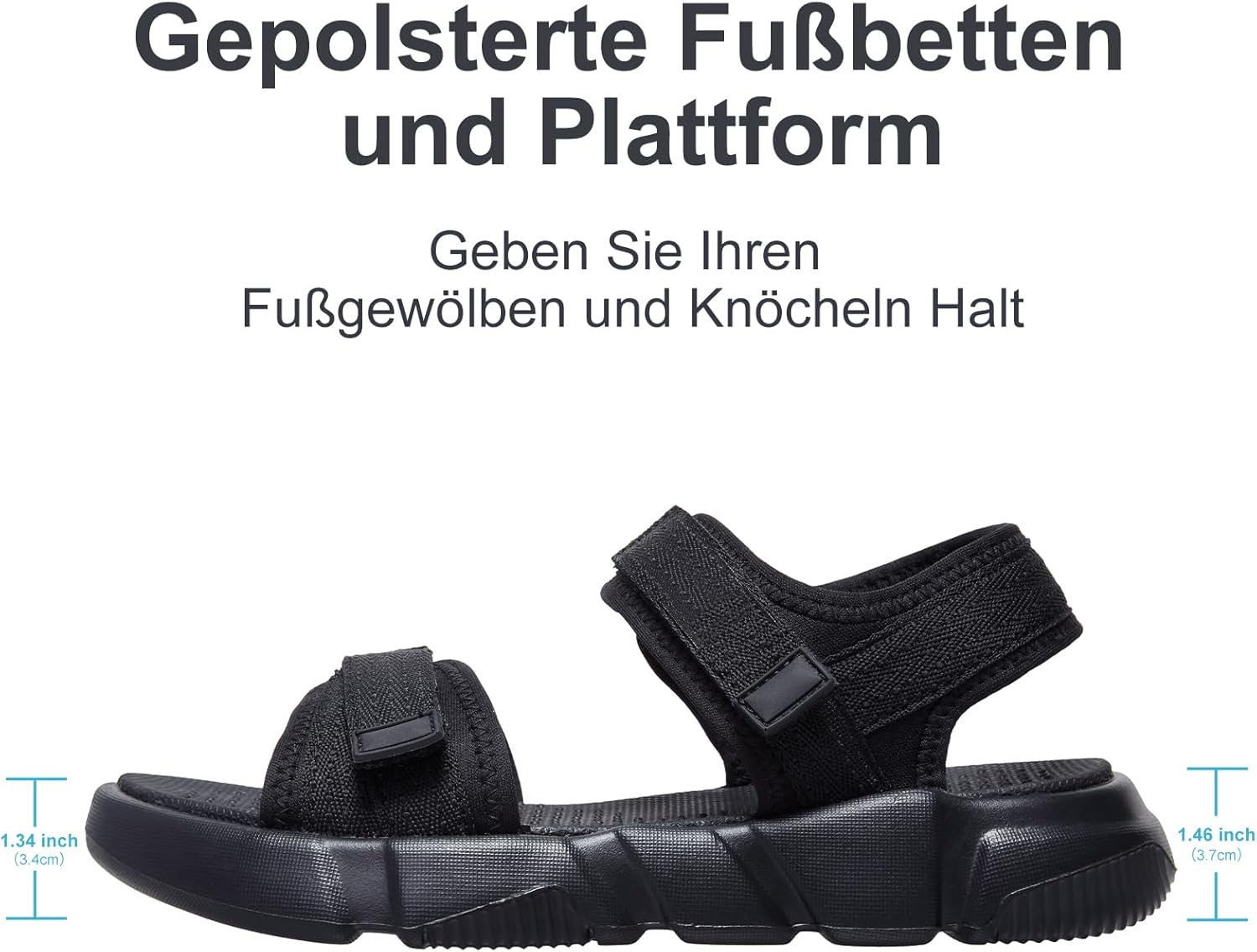 Outpro Women'S Walking Sandals, Comfortable Hiking Sports Sandals with Arch Support image number 5