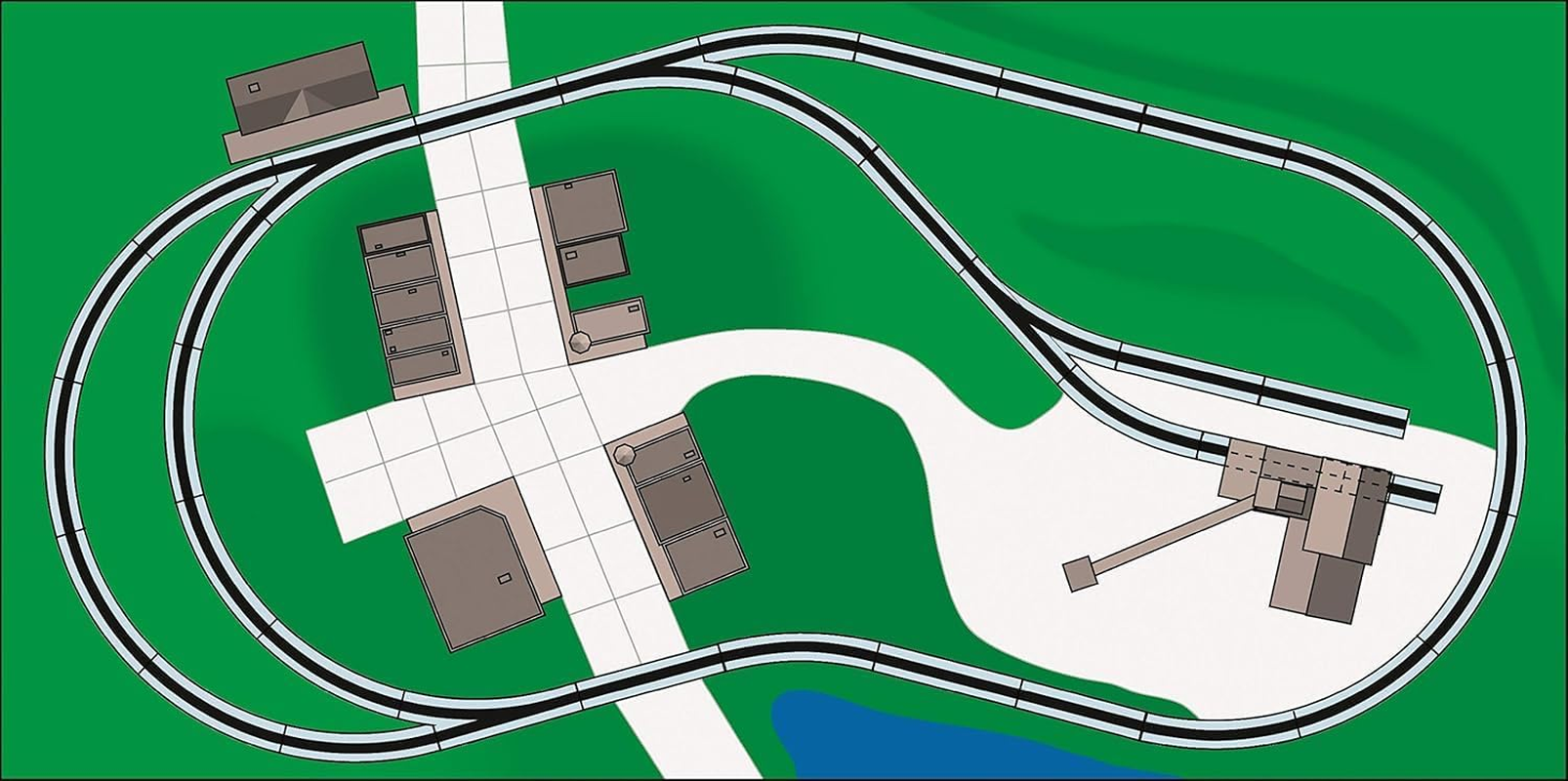 Bachmann Trains Snap-Fit E-Z Track Nickel Silver World'S Greatest Hobby First Railroad Track Pack