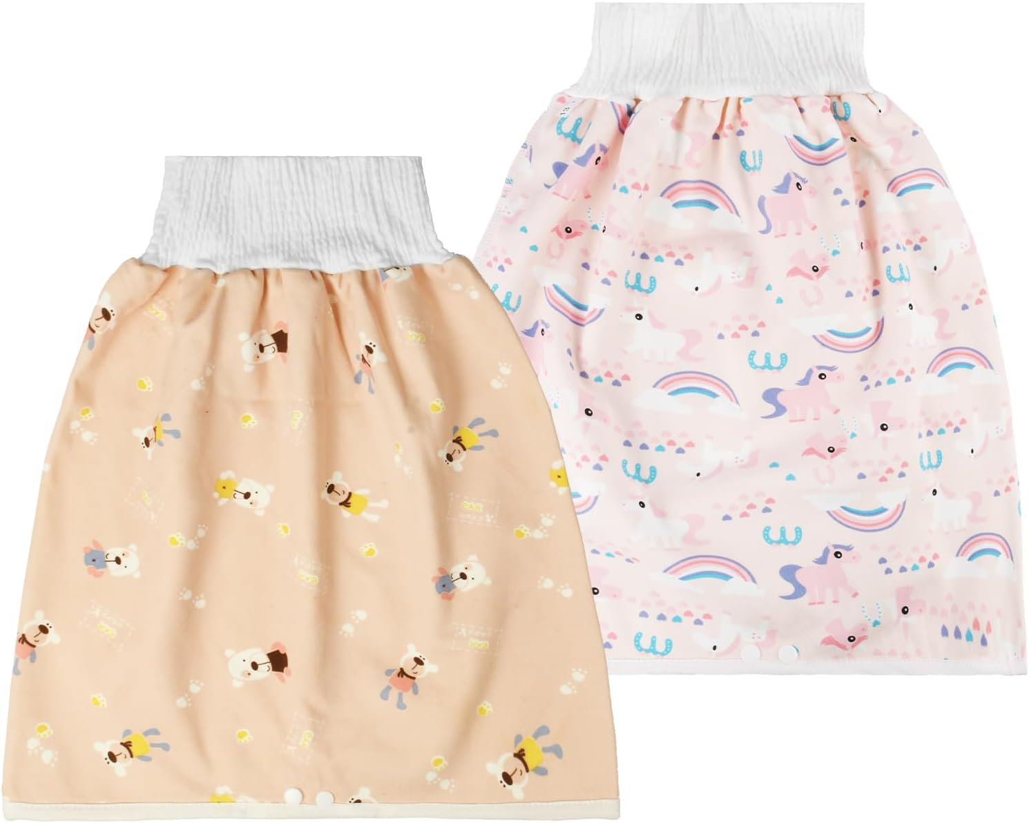 Girls' Boys' Potty Training Pants, 2 Packs of Child Learning Panties, Leak-Proof Baby Girls and Boys for Babies