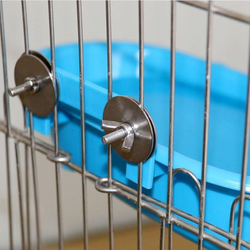 Reusable Bird Bathtub Box Bird Bath,Bird Bath for Cage,Small Tub Bowl for Hang inside Cage Birdbath Shower,Parrot Shower Bird Cage Accessories for Small Birds Parrots Canary Lovebirds (Blue) image number 6