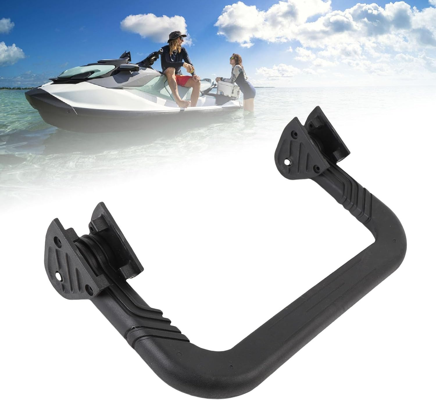 Boarding Ladder for Sea-Doo Ltd/Rxt/Wake Pro - Retractable Spring Loaded High Density Nylon Direct Screw Fixation Replacement Step