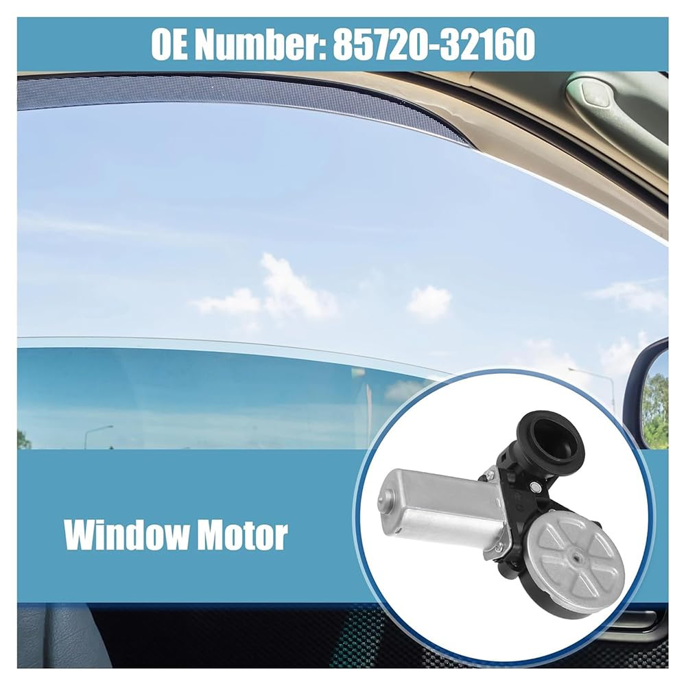 Front Left Side Power Window Lift Motor, Replace# 85720-12300, 85720-32160, 4710011,Compatible with Toyota Camry 2002-2006, Highlander 2001-2007,RAV4 2001-2005 & Scion Xa 2004-2006 image number 2
