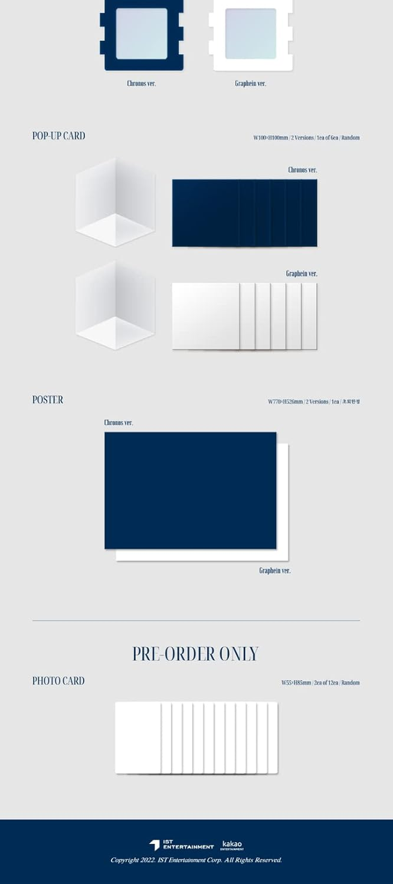 VICTON Chornograph 3Rd Single Album Chronos Version Cd+60P Photobook+2P Photocard+1P Trilogy Card+1P Pop-Up Card+Tracking Kpop Sealed image number 5