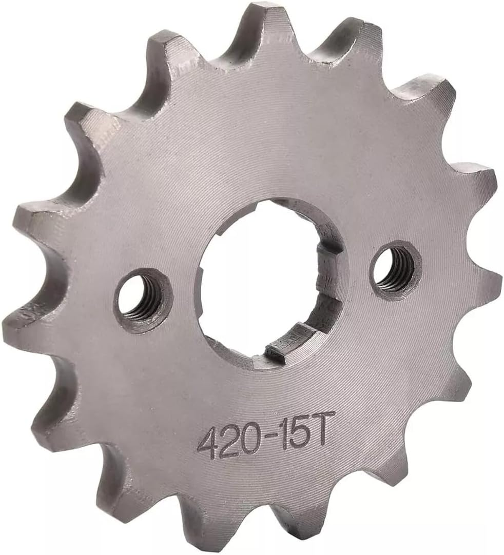 TDR 15T 420 Front Sprocket Cog 20Mm Shaft for 110Cc 125Cc 140Cc Pit Trail Dirt Bike ATV Quad