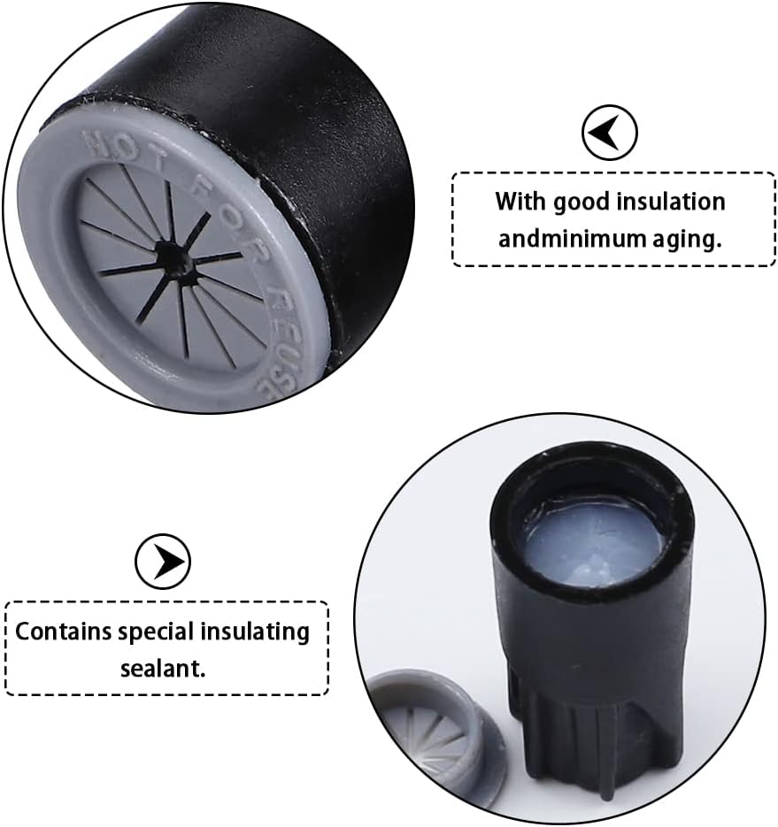 30 Pieces Waterproof Wire Nuts Connectors, Silicone Filled Outdoor Electrical Wire Caps, Low Voltage Electrical Wire Seal Nuts Caps for Landscape Lighting, Irrigation image number 1