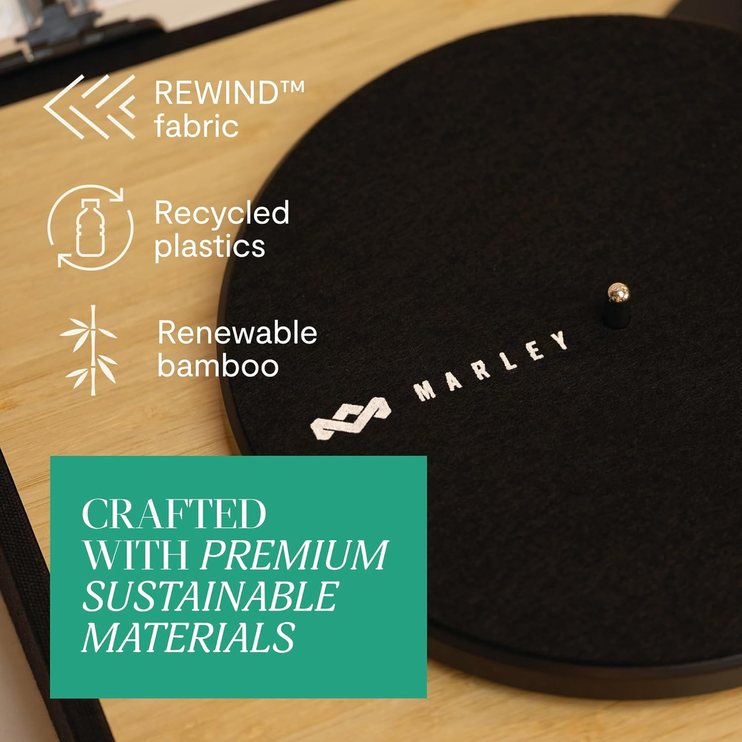 House of Marley Uplift BT Speaker and Revolution Turntable Bundle - Signitur image number 2