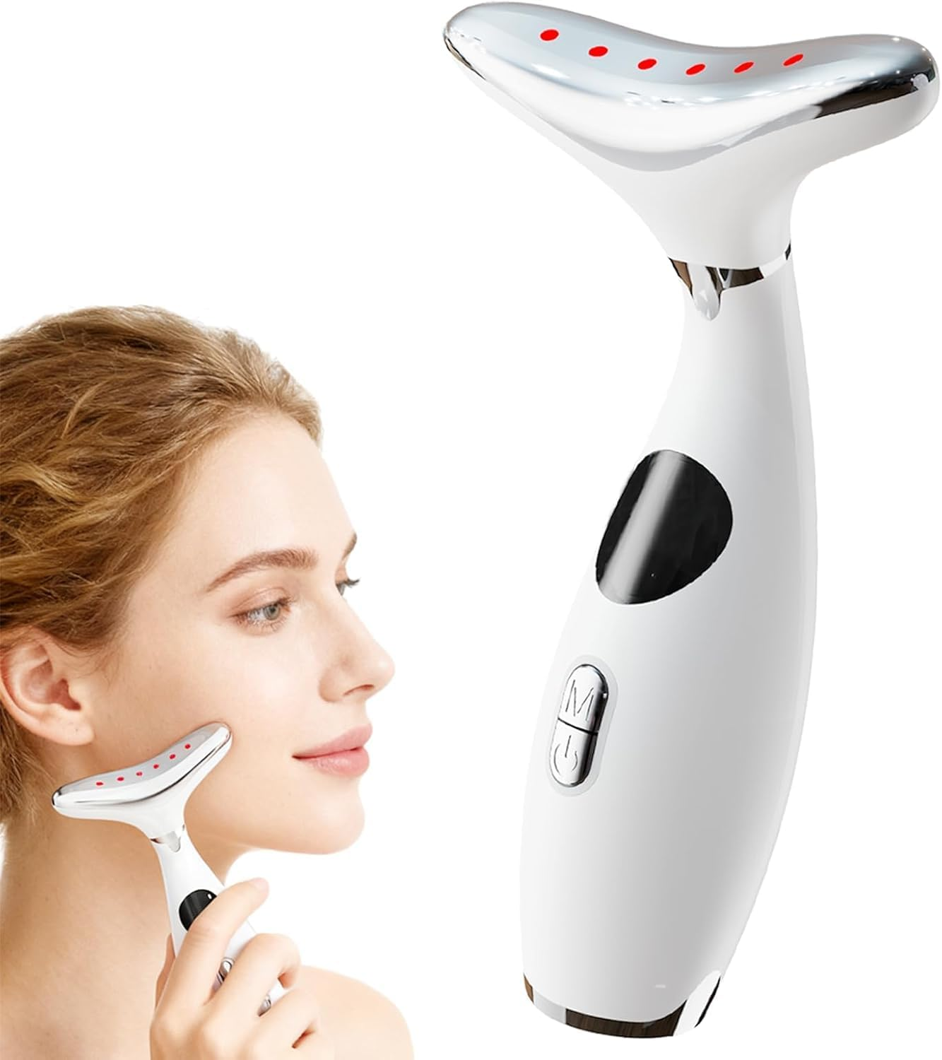 Roobuck EMS Face Lifting Massager for Face & Neck - Portable Anti-Wrinkle Skin Tightening Device, Beauty Therapy Tool for Daily Skincare & Full Body Use image number 1