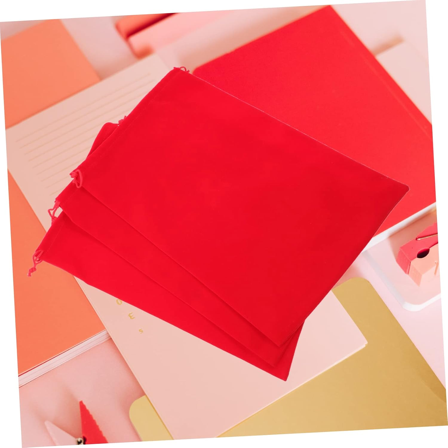 TOVINANNA 3Pcs Electrical Appliance Storage Bag for Hair Dryer Drawstring Design Soft Material for Travel and Home Organization image number 4