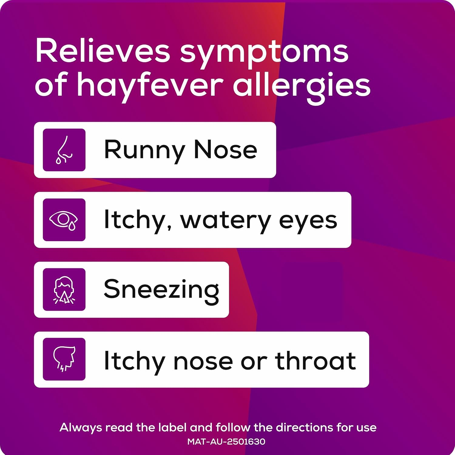 Telfast Hayfever Allergy Relief 180Mg Antihistamine - Non-Drowsy - for Sneezing, Runny Nose, Itchy Skin Rash, and Hives, 5 Tablets