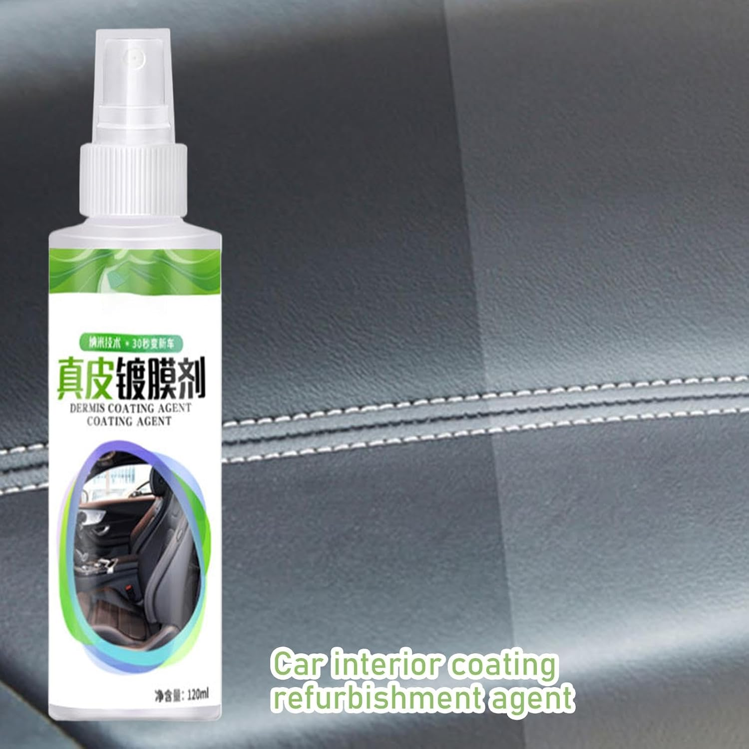 Lisutupode Leather Polish for Car Interior - Car Leather Conditioner Renovation Agent Cleaning Spray | Vehicle Interior Care, 120Ml Automotive Cleaning Supplies, Long-Lasting Protection image number 3