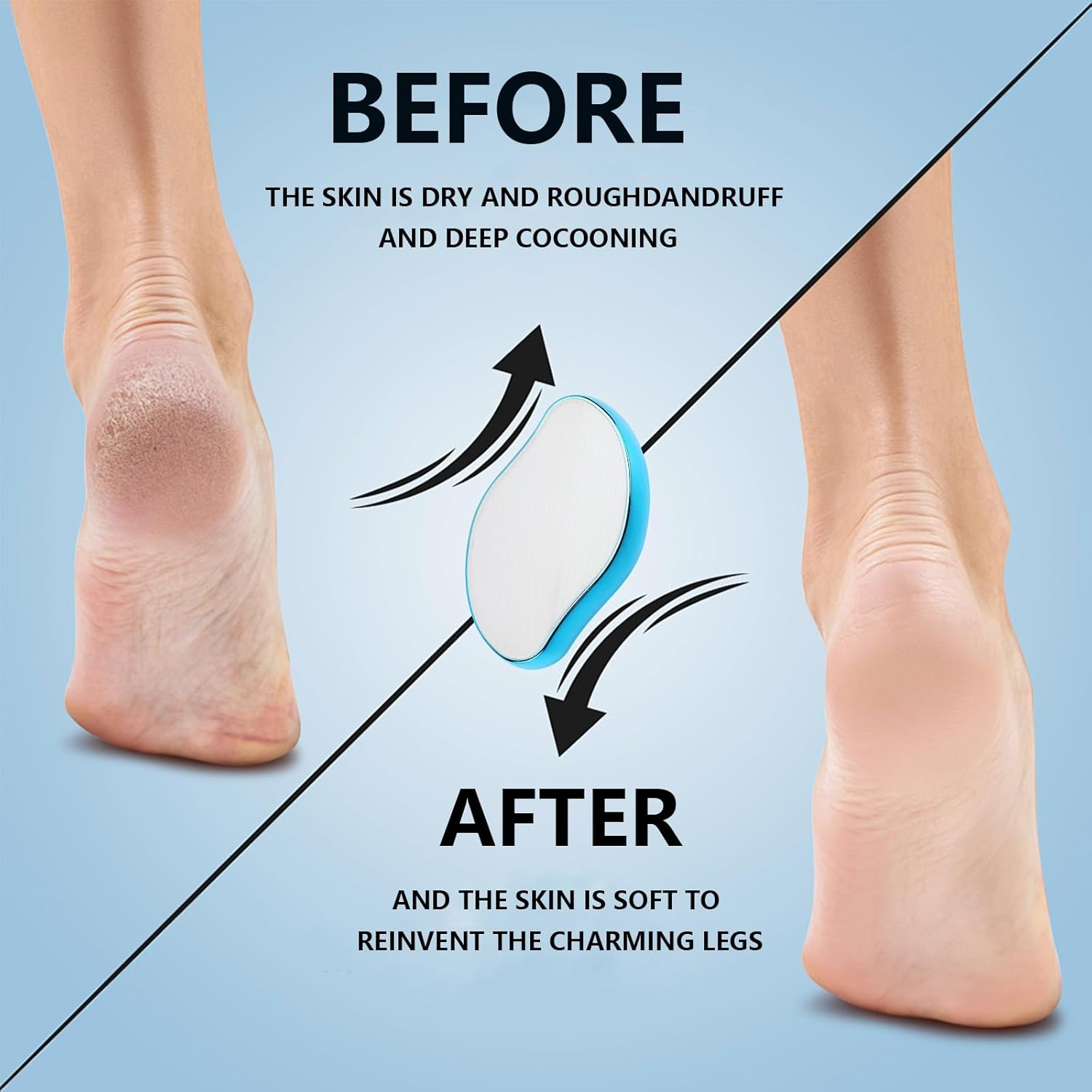 Effective Nano Glass 2-In-1 Nano Glass Callus Remover Premium Callus File Professional Pedicure image number 3