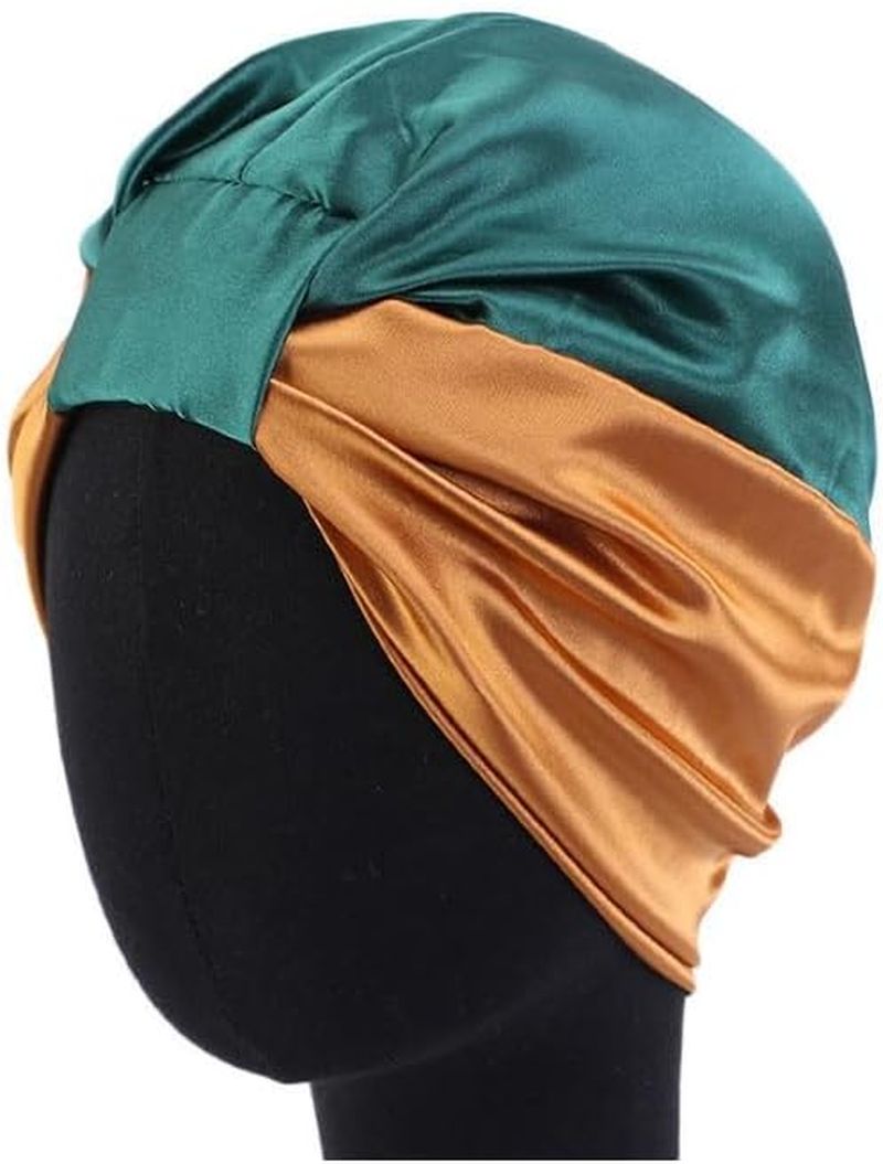 AIMALL Imitated Silk Sleep Cap for Women, 22.8 Inch Adjustable Night Hair Bonnet to Prevent Frizz, Split Ends, and Promote Natural Oil Dispersion, Universal Fit