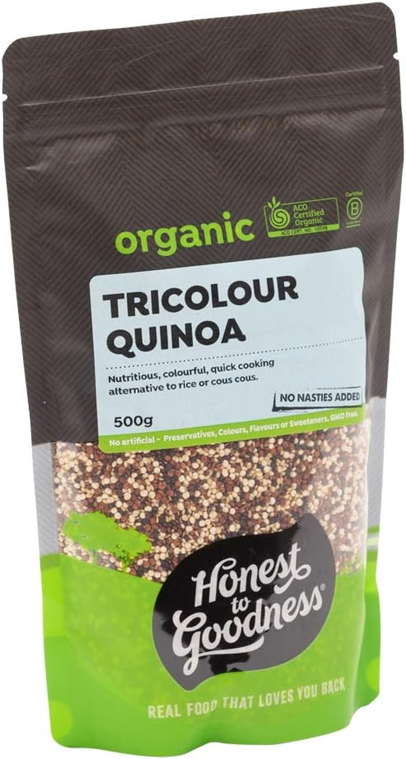 Honest to Goodness Organic Tricolour Quinoa 500 G image number 1