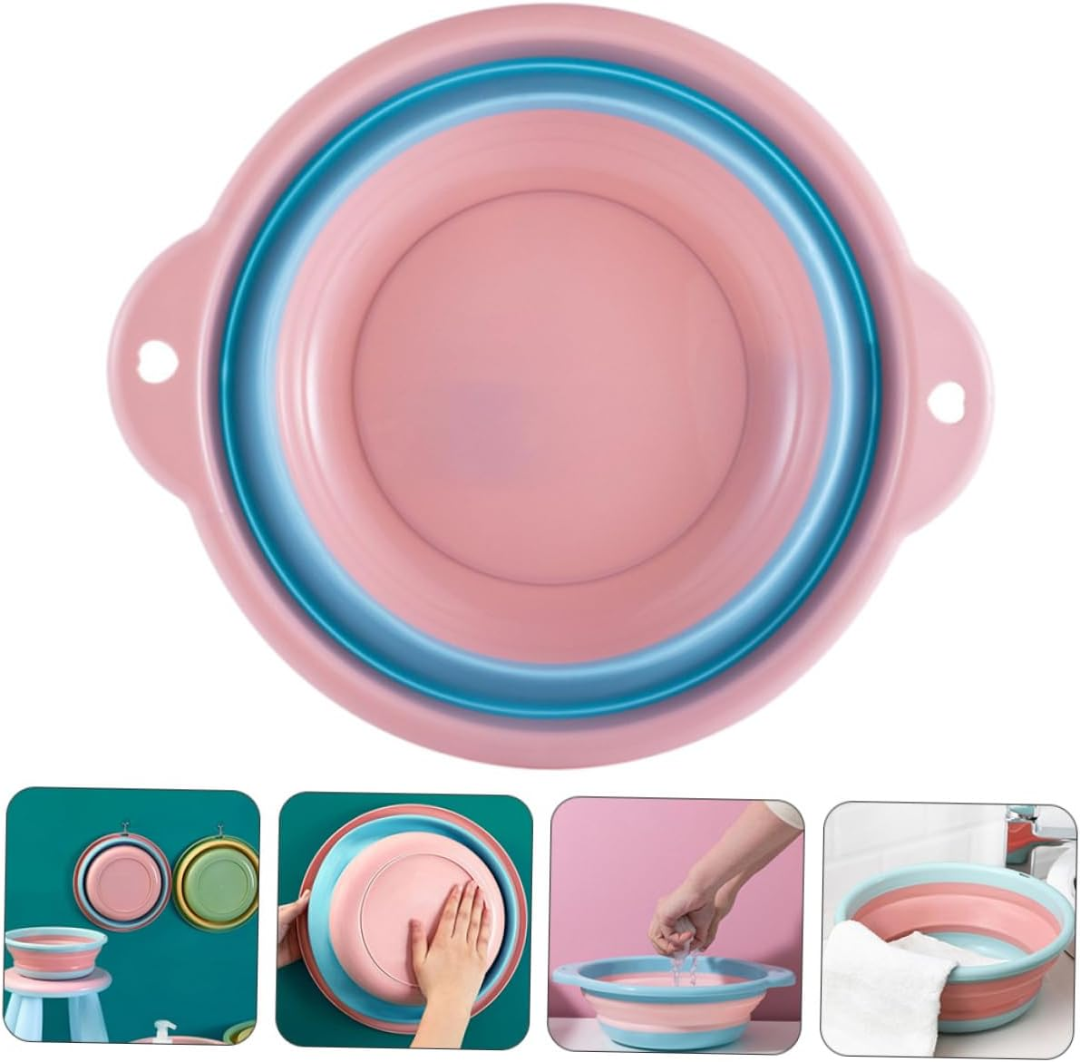 1Pc Folding Foot Bath Basin Portable and Foot Soak Tub for Home Use Creative Design Deep Basin