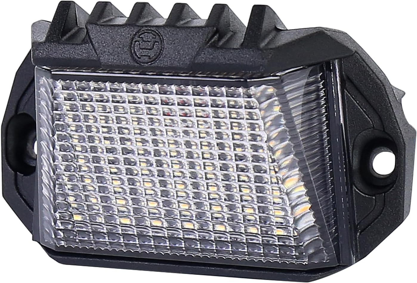 PXPART Led Exterior Light 12V Aluminum RV LED Porch Light with Dual Color White/Amber for Motorhome Caravan Campervan Trailers image number 1