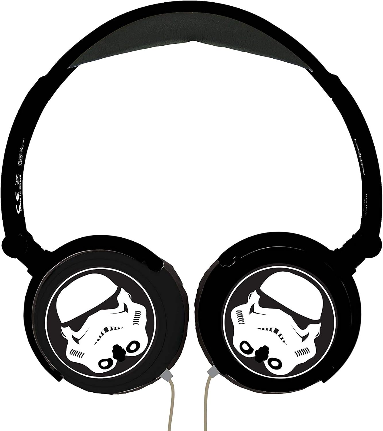 Lexibook Star Wars Rey Poe Finn BB-8 Stereo Headphone, Kids Safe Foldable and Adjustable, Black/White, HP015SW