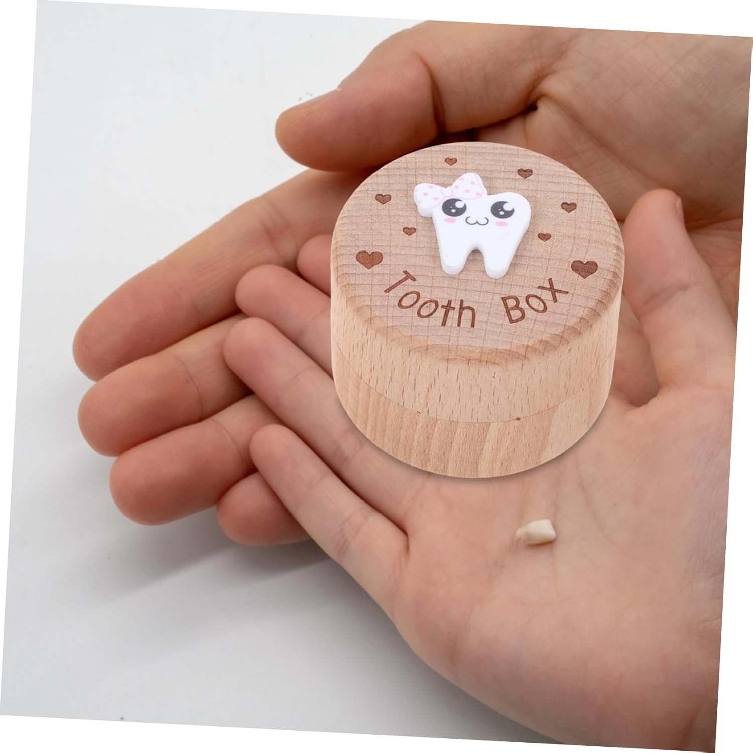 Cute Fairy Tooth Fairy Box for Boys and Girls Girl'S Deciduous Teeth Holder Newborn Keepsake Storage Case