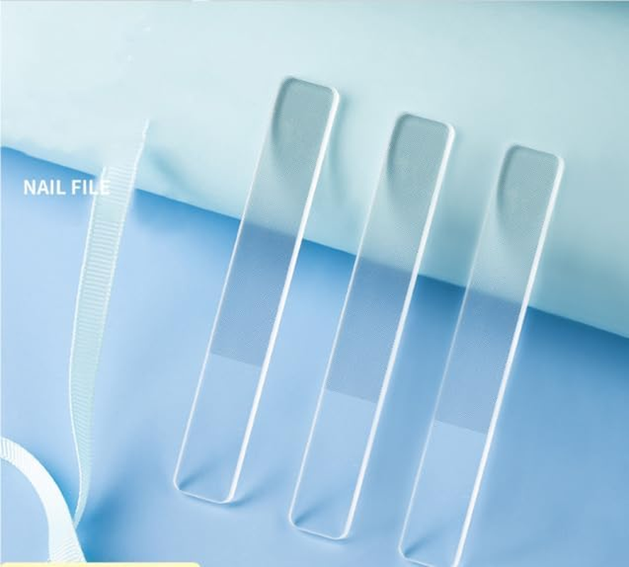 8PCS Glass Nail File, Nail Shiner, Nano Nail Buffer, Glass Nail File Crystal Shine Polishe for Natural Nails, Independent Packaging for Portable Use image number 5