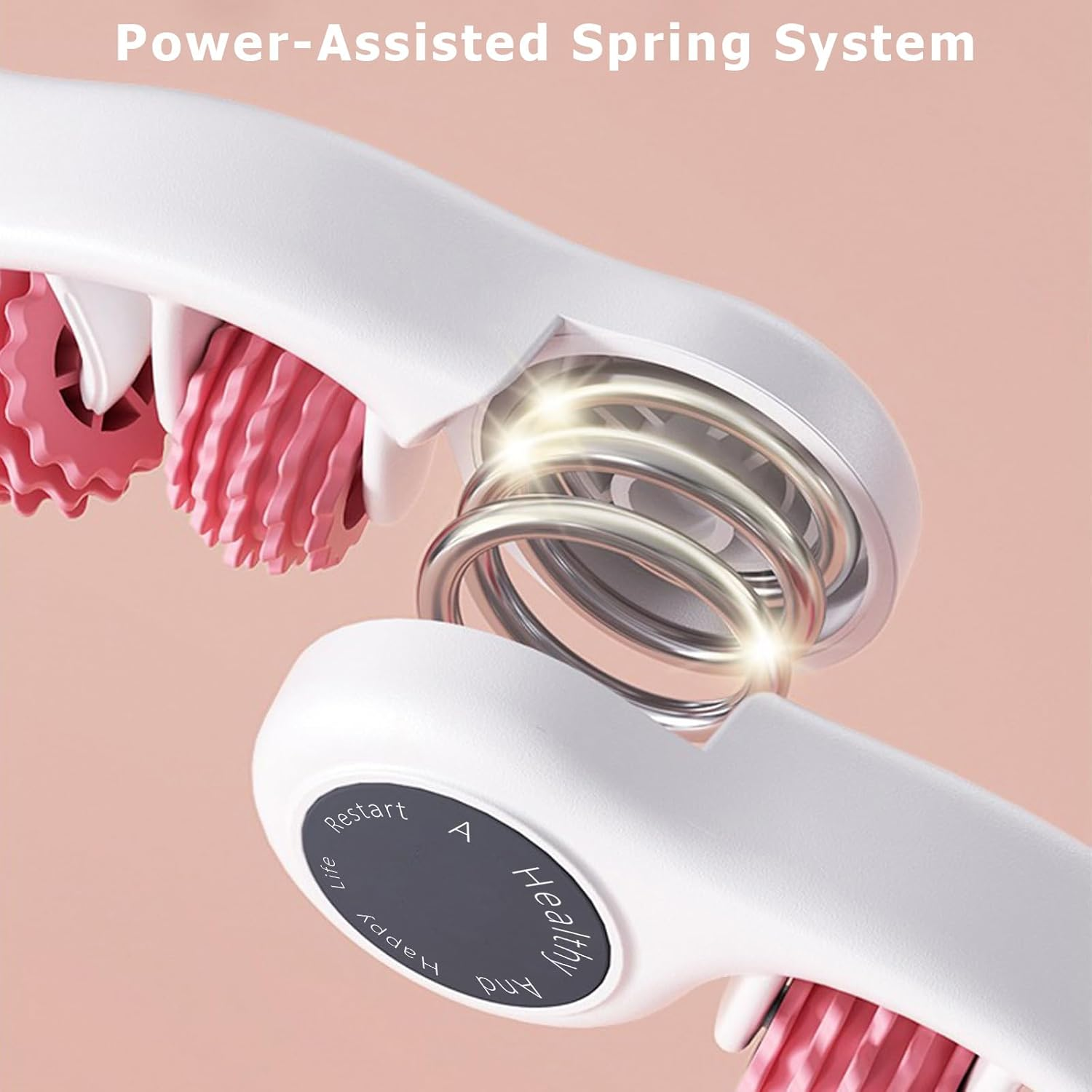 Anti Cellulite Massager Roller Machine, Lymphatic Drainage Massager for Thighs, Legs & Buttocks, Leg Roller Fascia Massage Tool for Lymphatic Drainage & Deep Tissue Therapy, Muscle Relaxation