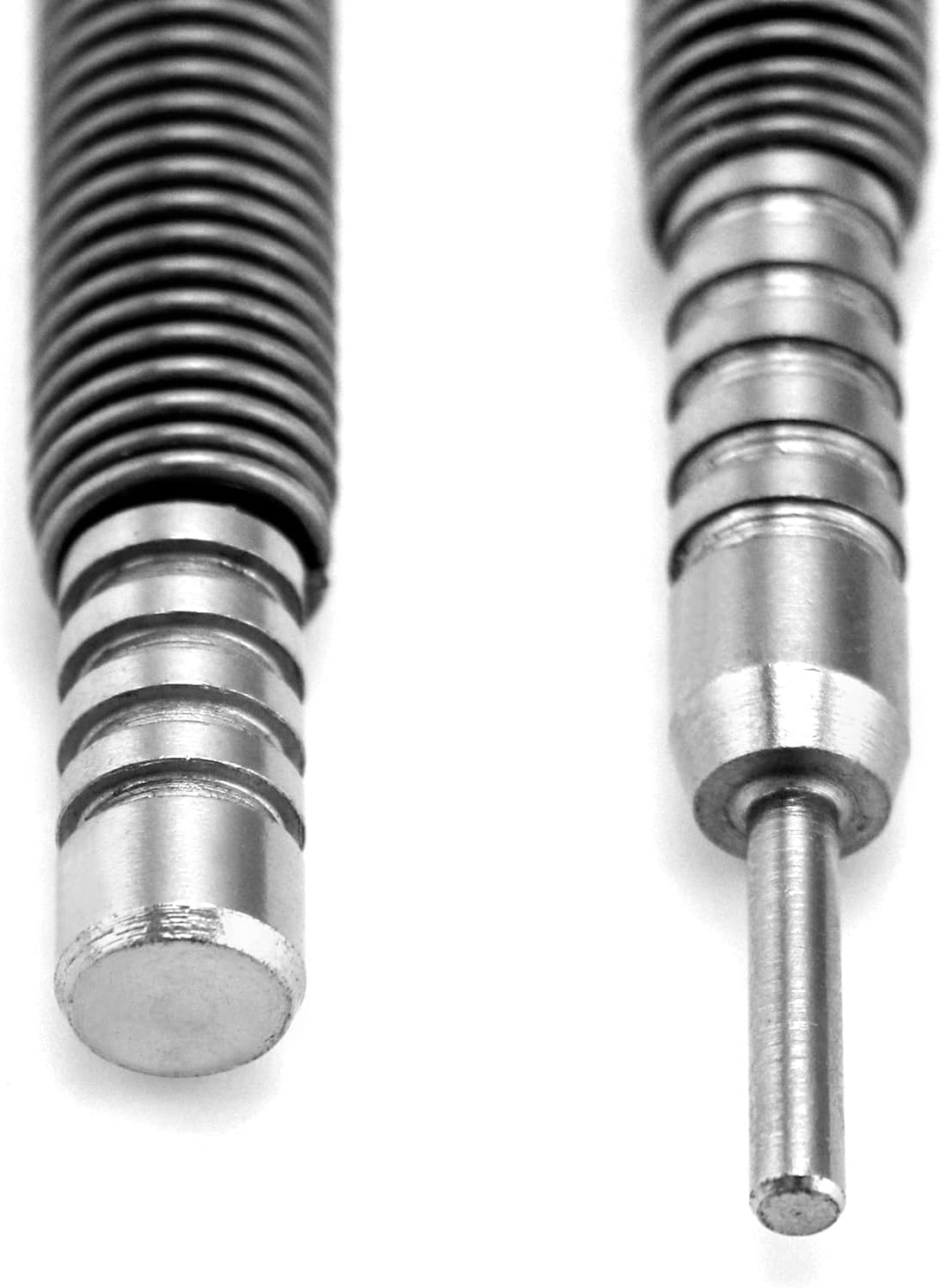 QWORK Pin Punches 1/32" & 1/16" Nail Set, Nail Setter and Hinge Pin Punch Set, 2 Pcs Double Head Spring Tool, 3500 PSI Strike Force Door Pin Removal Tool,