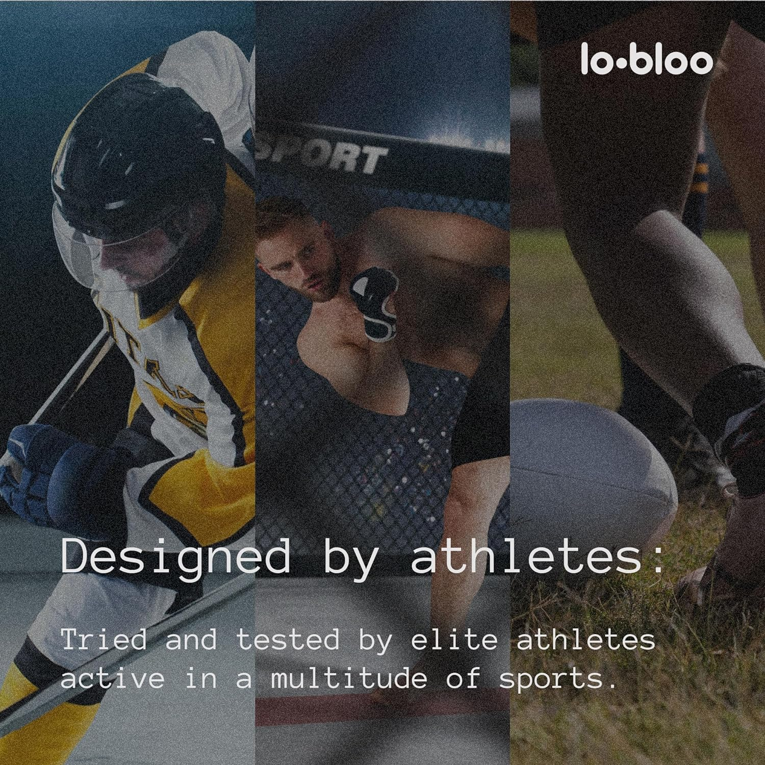 Lobloo Slick Professional Dual Density Mouthguard for High Contact Sports as MMA, Hockey, Football, Rugby. Large +14Yrs, Black - Mint image number 3