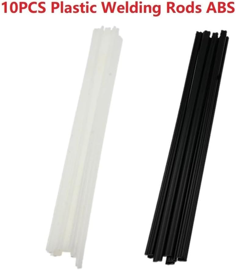 Value Pack of 10 Blackwhite ABS Plastic Welding Rods for Shell Refurbishment (Black) - Black image number 2