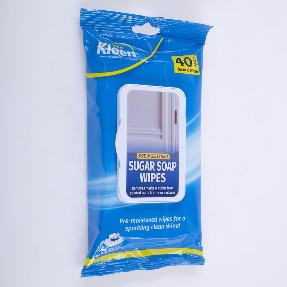 Pre-Moistened Sugar Soap Wipes, 16 X 20 Cm (Pack of 40)