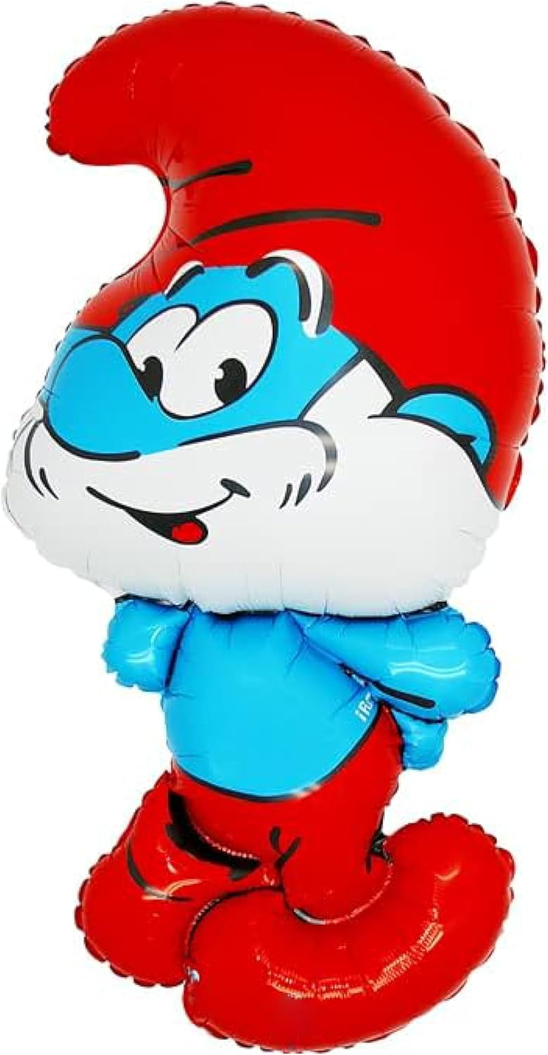 Toyland&reg; 80Cm (32") Smurf Shaped Character Foil Balloon - Kids Party Balloons image number 1