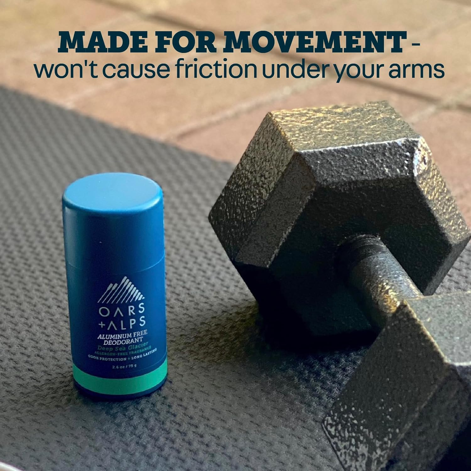 Oars + Alps Natural Deodorant, Allergen-Free Fragrance, Aluminum Free, Alcohol Free, Fights Odours, 80G image number 1