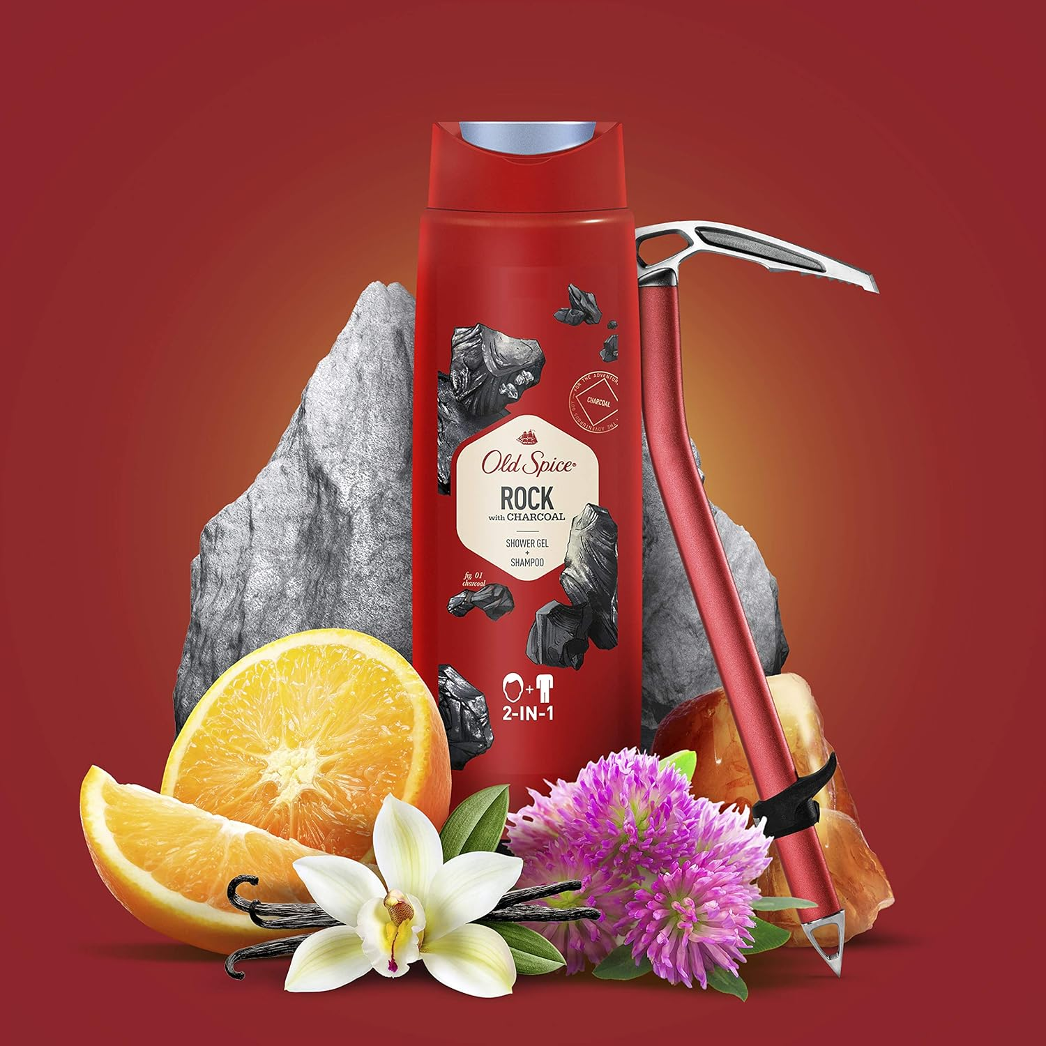 Old Spice Rock Charcoal Shampoo and Shower Gel 400 Ml image number 5